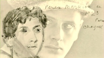 Peretz Markish par Marc Chagall